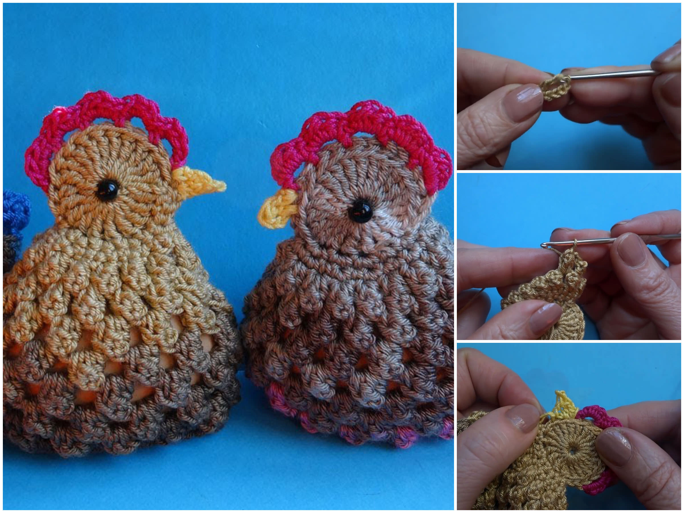Crochet Easter Chickens