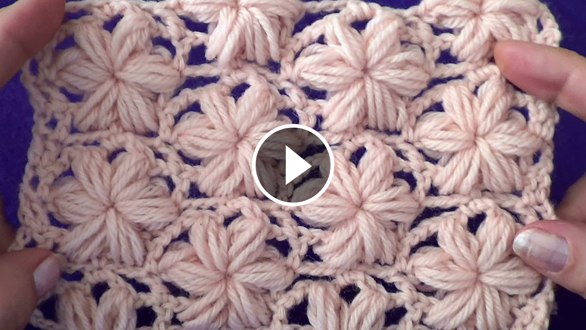 Puff Stitch Crochet Flower Pattern Featured Image