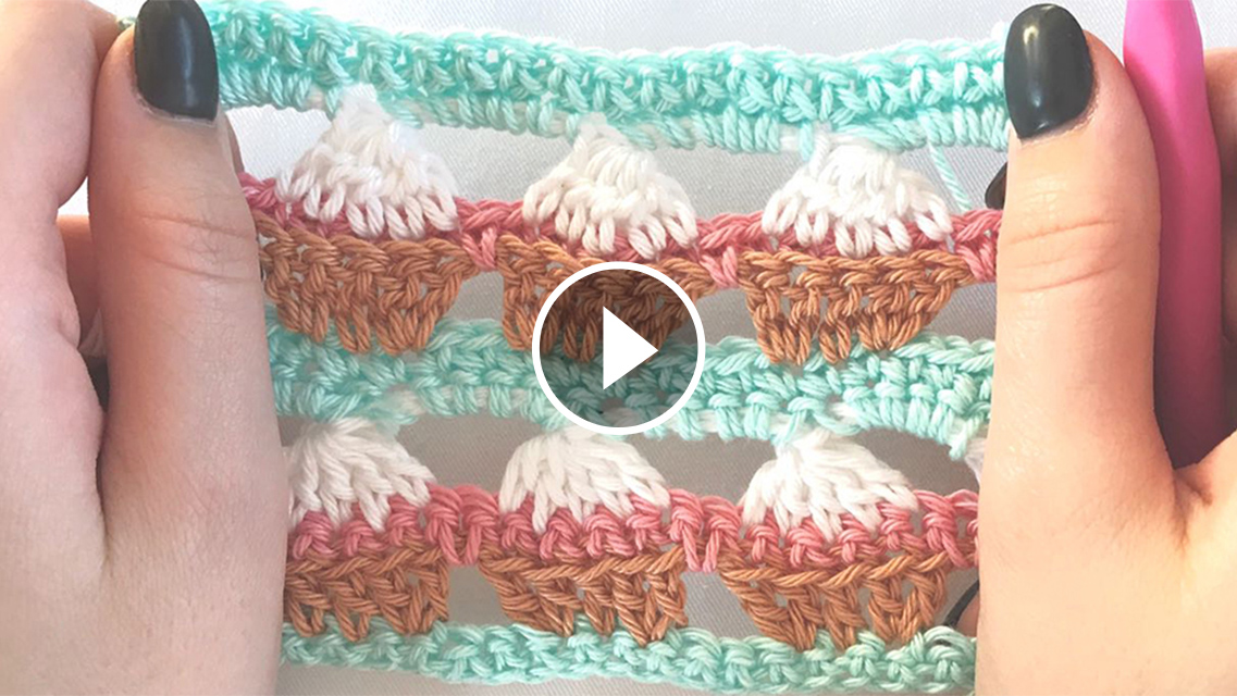 Cupcake Stitch Crochet Pattern Featured Image