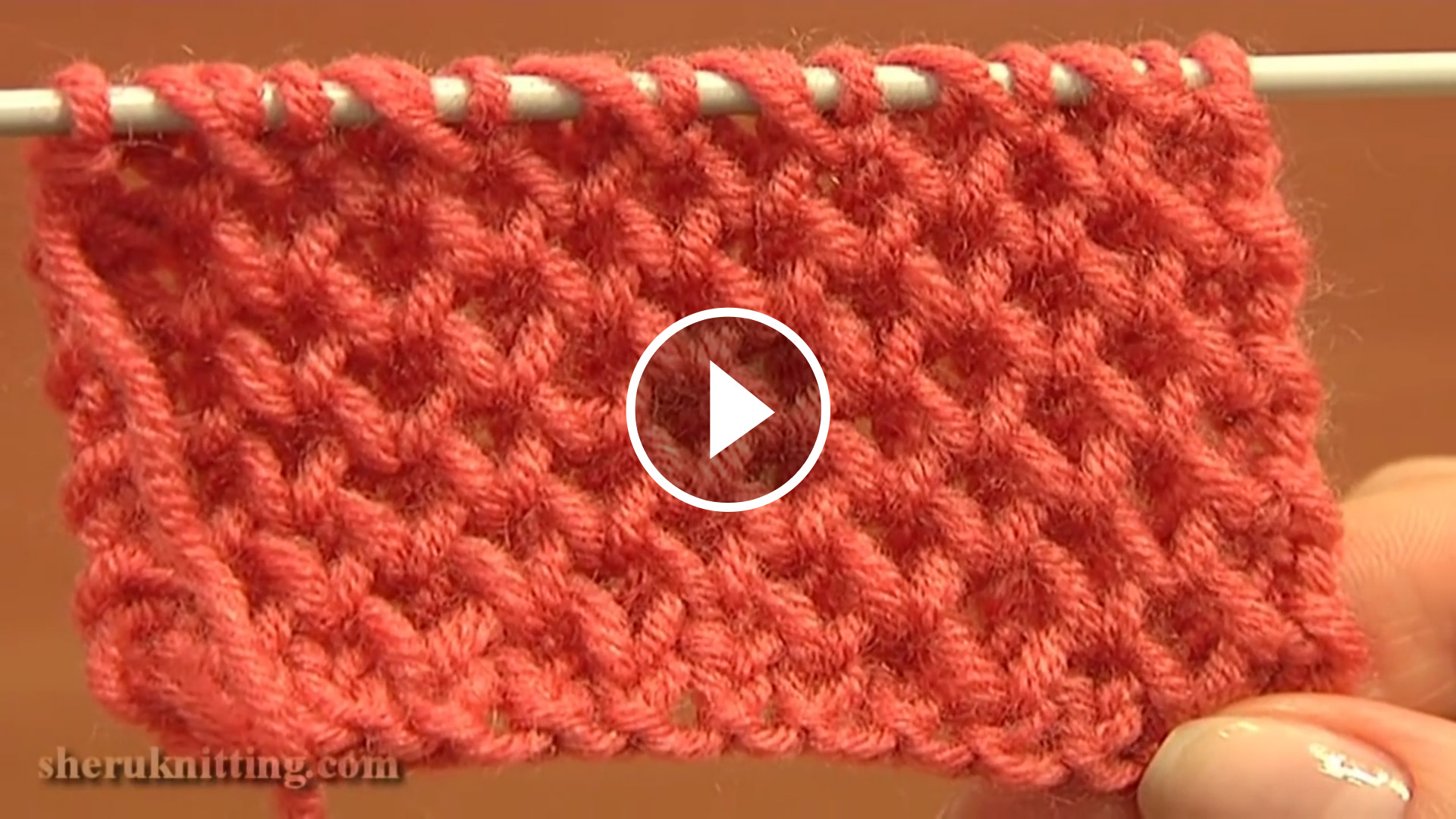 Honeycomb Knitting Stitch Pattern Featured Image