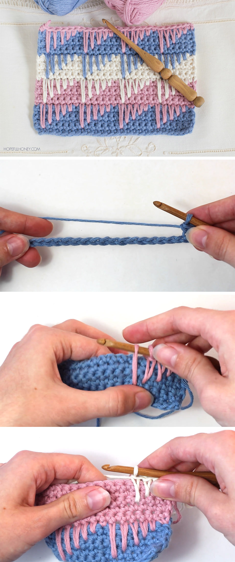 Spike Stitch Crochet Pattern