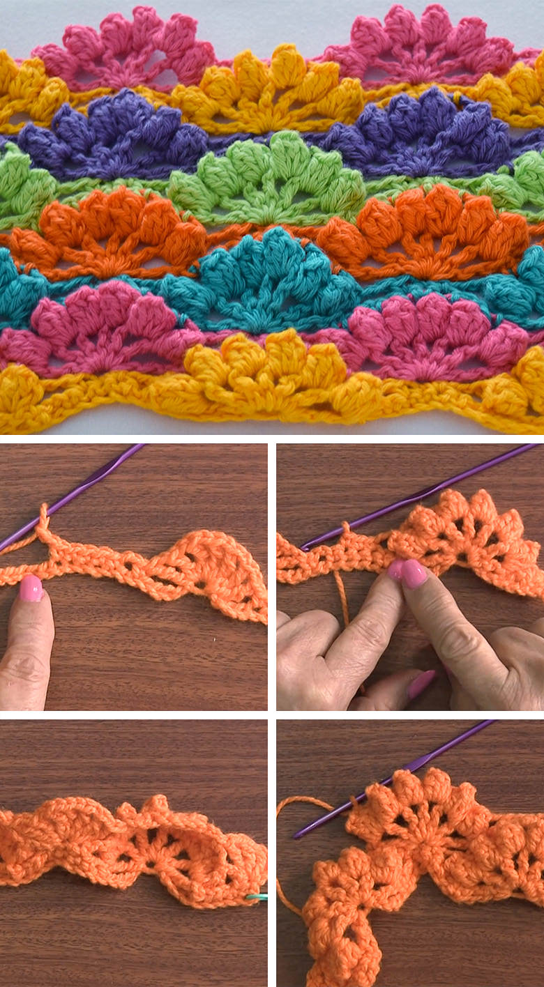 Fan Stitch Crochet Pattern