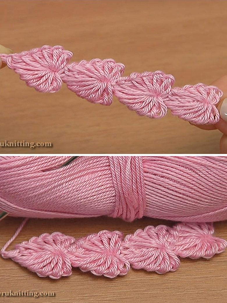 Hearts Cord Crochet Pattern Tutorial