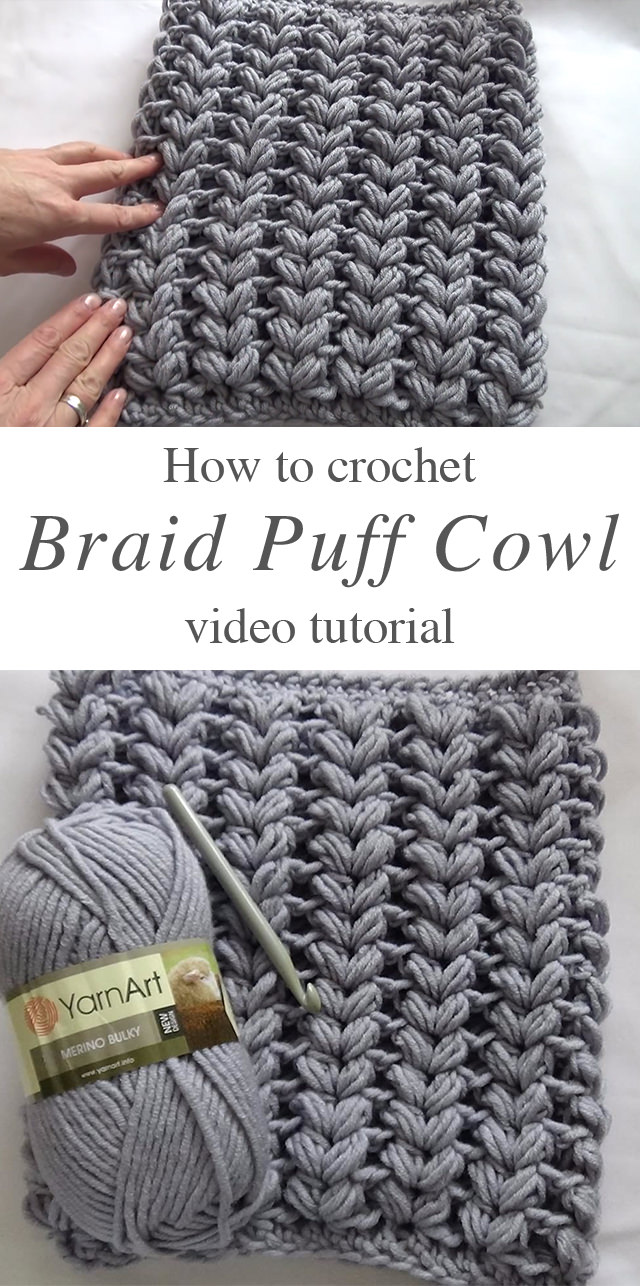 Bulky Quick Puff Stitch: Crochet pattern