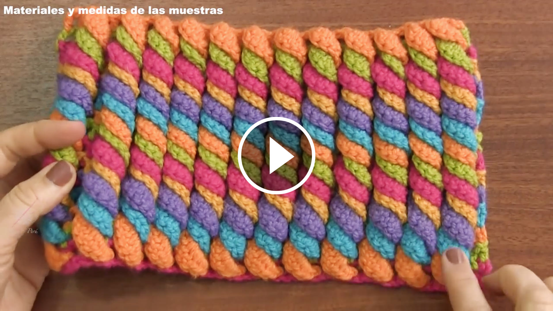 Learn Making Crochet Serpentine Stitch