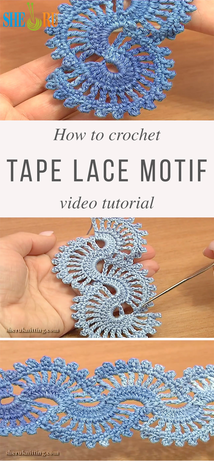 Easy to Crochet Lace Tape Ribbon pattern design