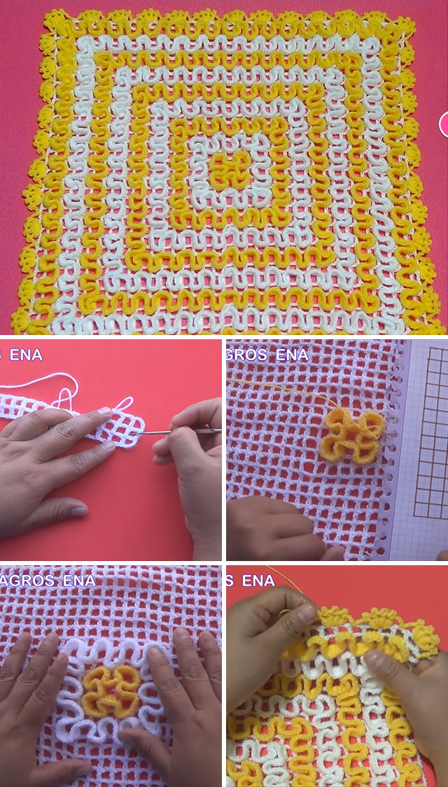 Zig Zag Carpet Crochet Pattern Tutorial