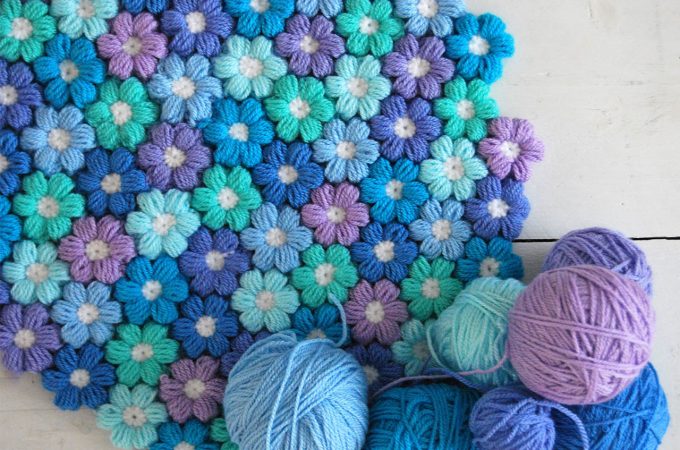 Puff Flower Crochet Pattern