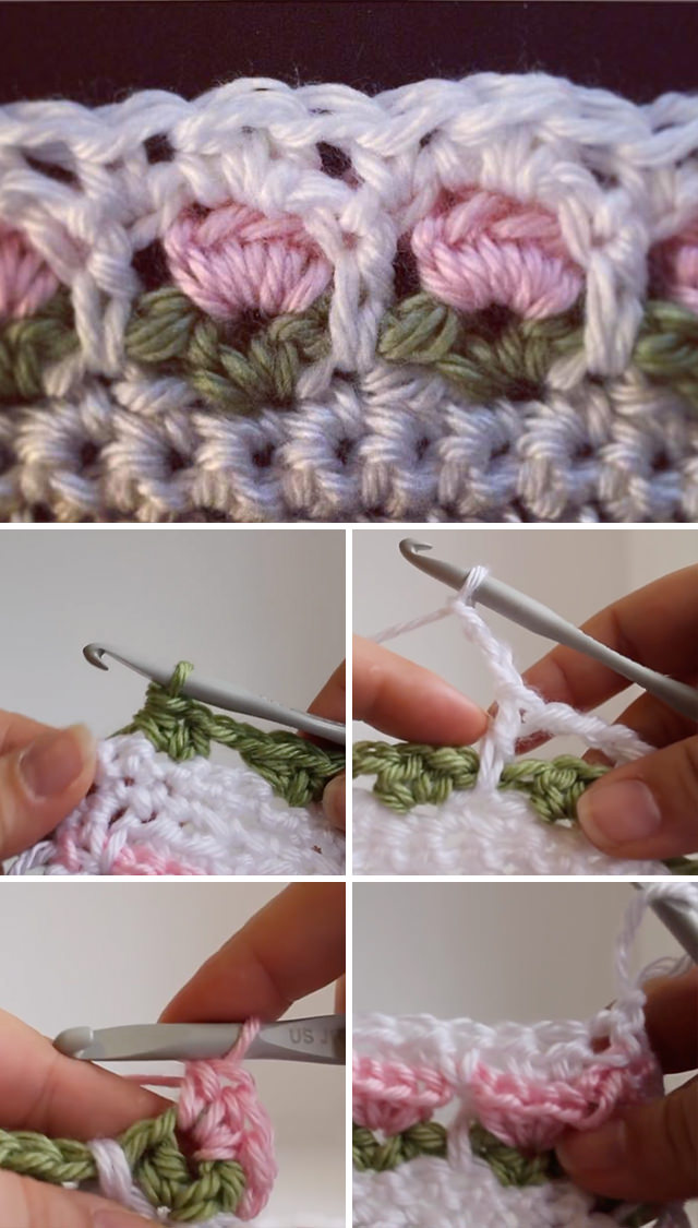 Flower Stitch Free Crochet Pattern Video