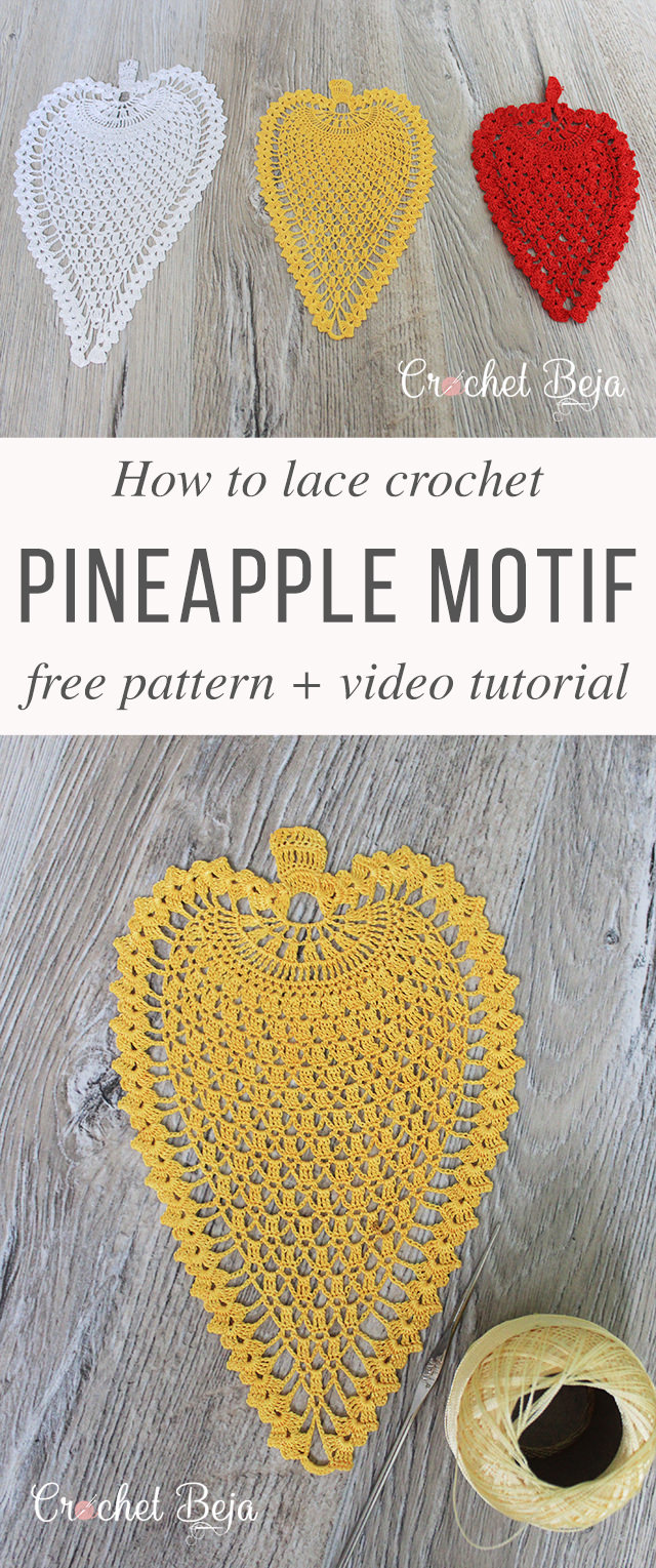 Lace Crochet Pineapple Pattern