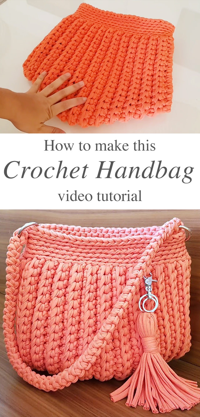 Elegant Crochet Handbag Free Pattern Video Tutorial
