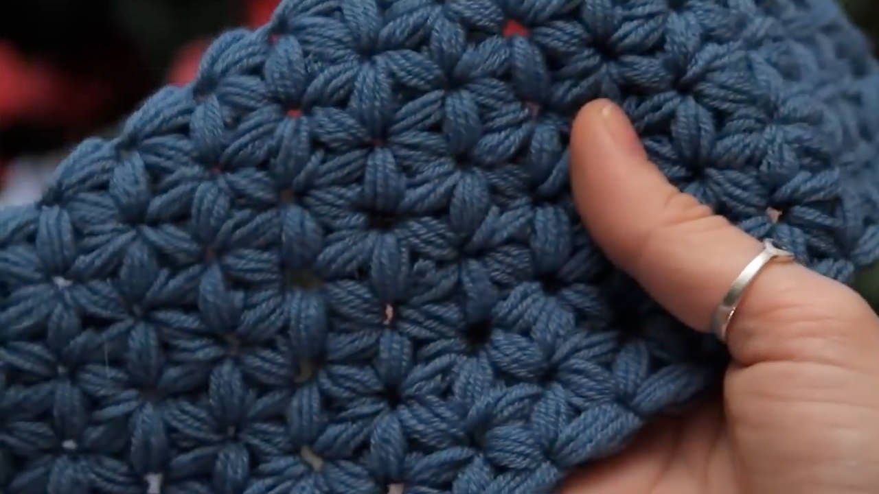 Crochet Jasmine Stitch Free Tutorial