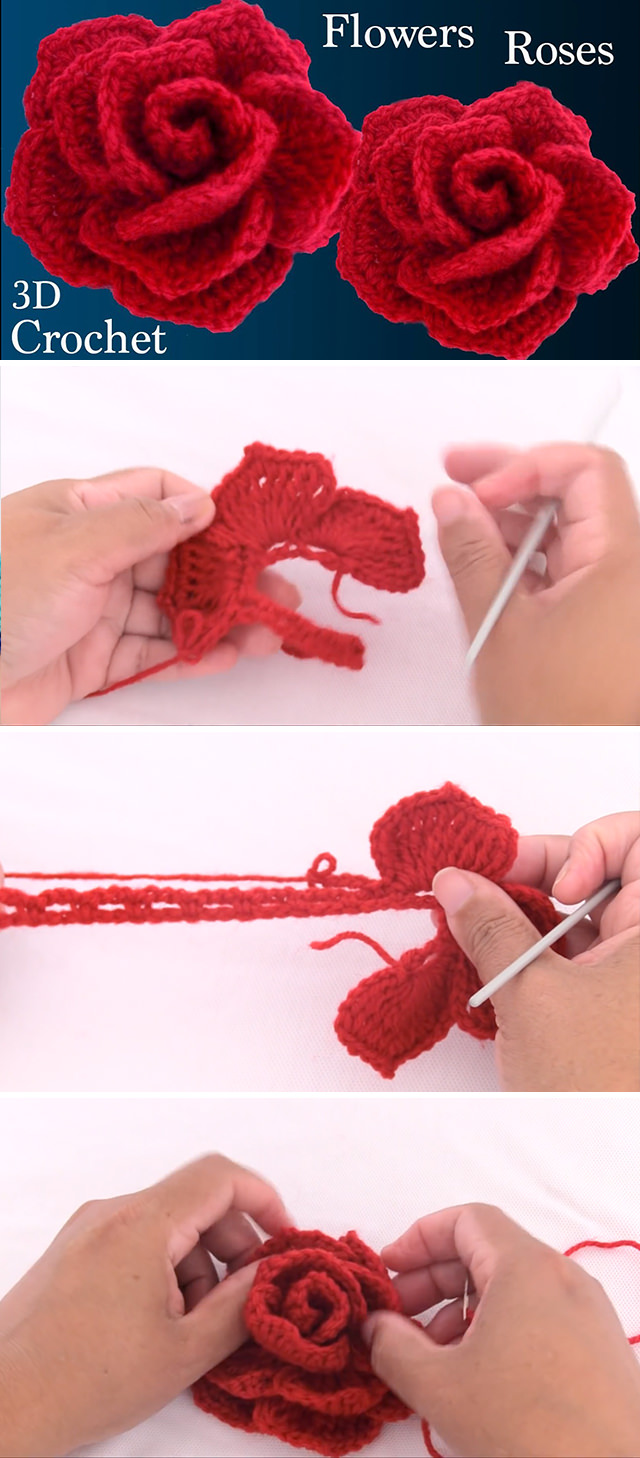 How To Crochet A Rose Flower