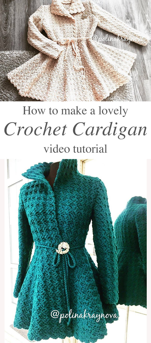 Long Crochet Cardigan