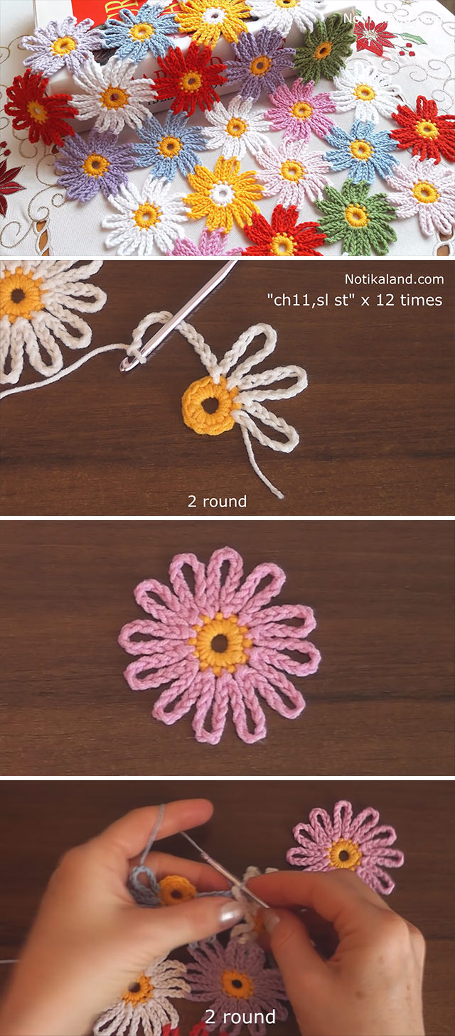 Crochet Flower Motif