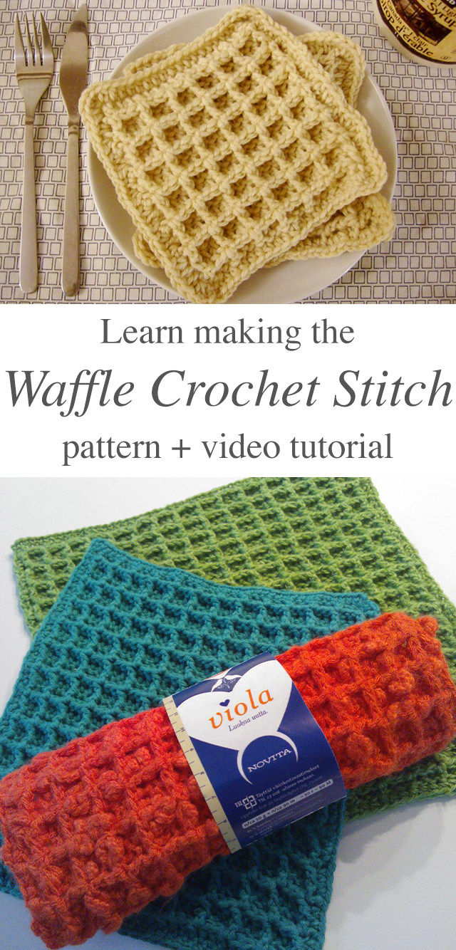 Crochet Waffle Stitch