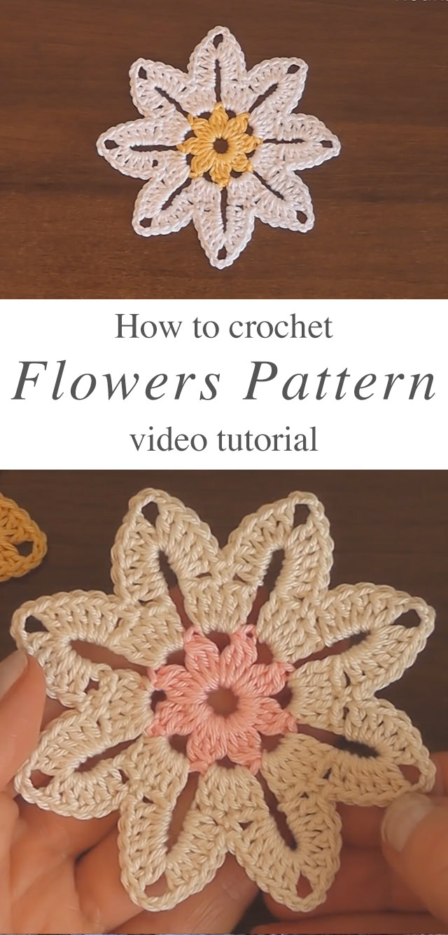 Crochet Flowers Pattern
