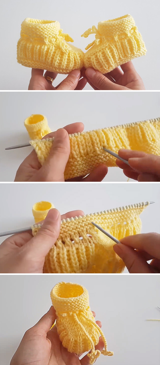 How To Knit Baby Booties