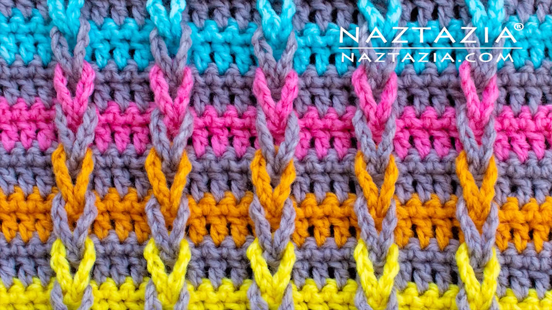 Learn The Crochet Jacob's Ladder Stitch CrochetBeja
