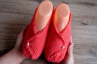 How To Knit Rectangular Slippers