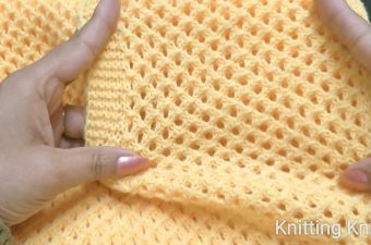 Lovely Mesh Stitch Knitting Pattern
