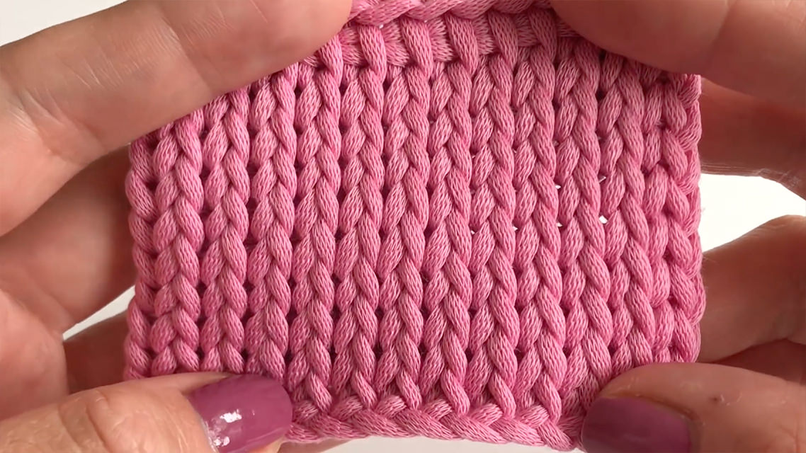 Tunisian Knit Stitch You Need To Learn - CrochetBeja