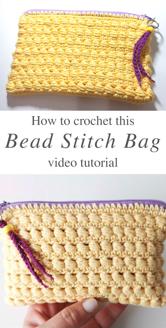 Crochet Bag With Zipper