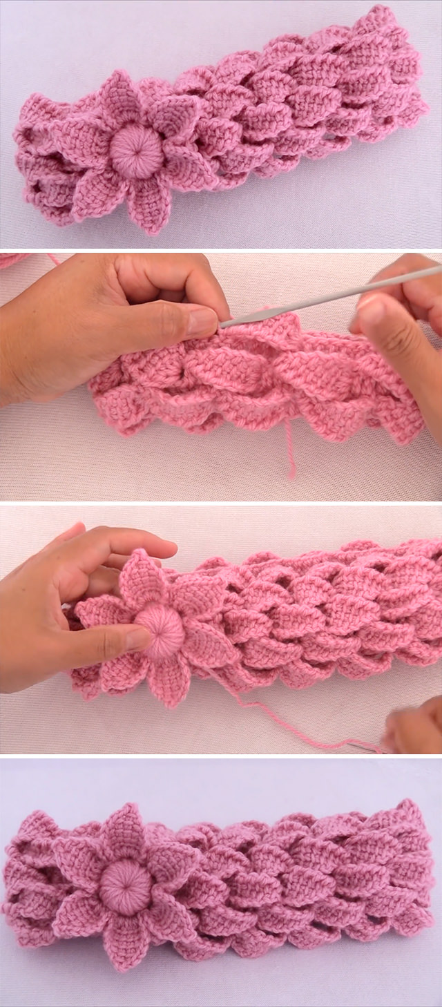 Leaf Stitch Headband