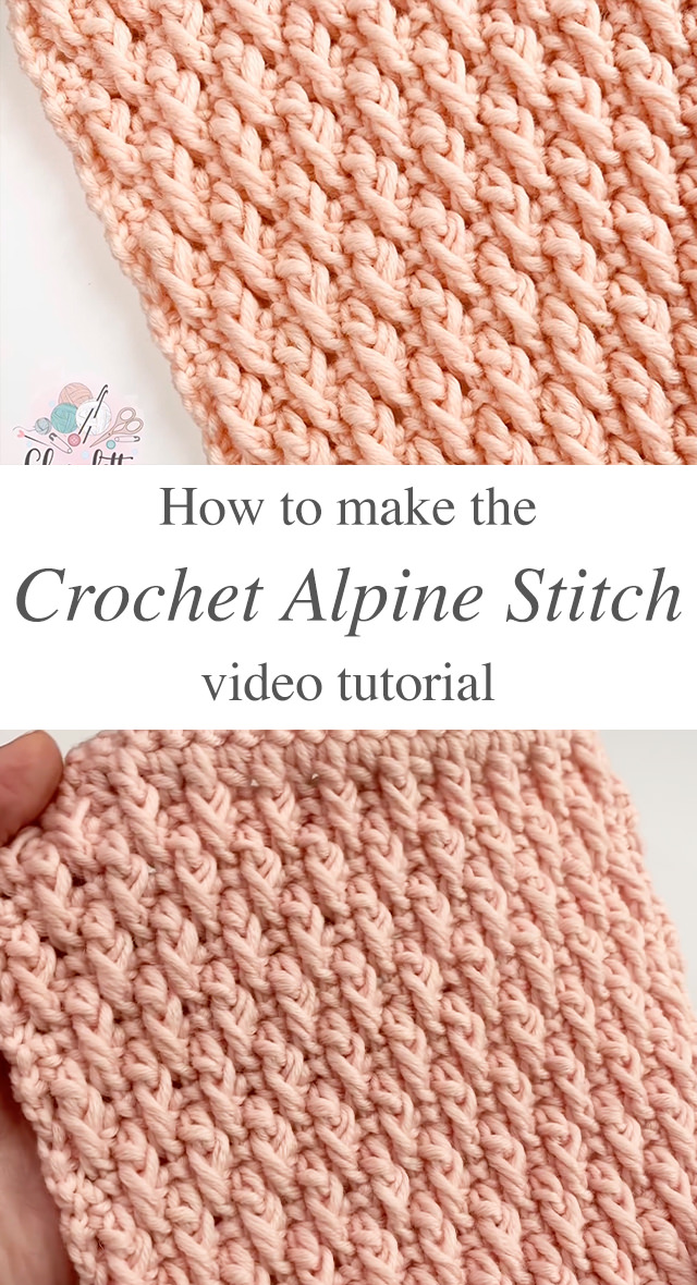Crochet Alpine Stitch