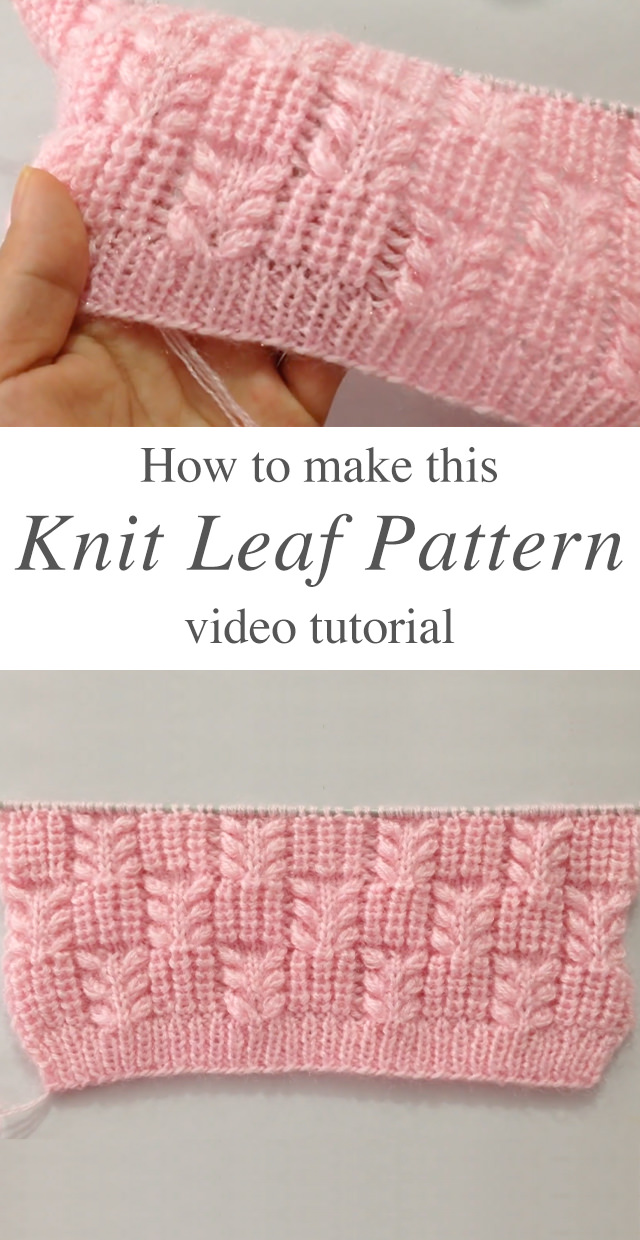 Zigzag Knit Pattern You Can Use In Both Sides - CrochetBeja