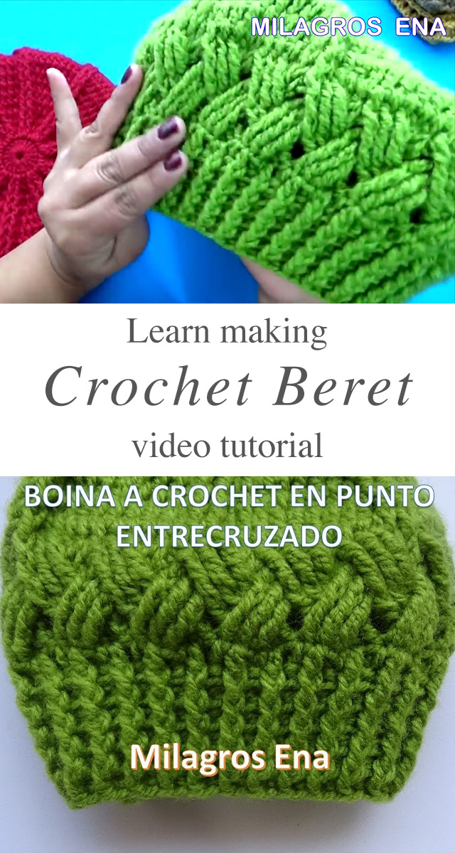Crochet Beret - This free video tutorial covers how to create a beautiful crochet beret for different age groups. Crocheting beret hats are so much fun and easy to make!