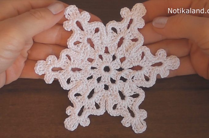 Crochet Snowflake Featured Image - Learn how to crochet snowflakes, that are creative and decorative for many holiday projects. Making snowflakes are enjoyable for both beginners or experts.