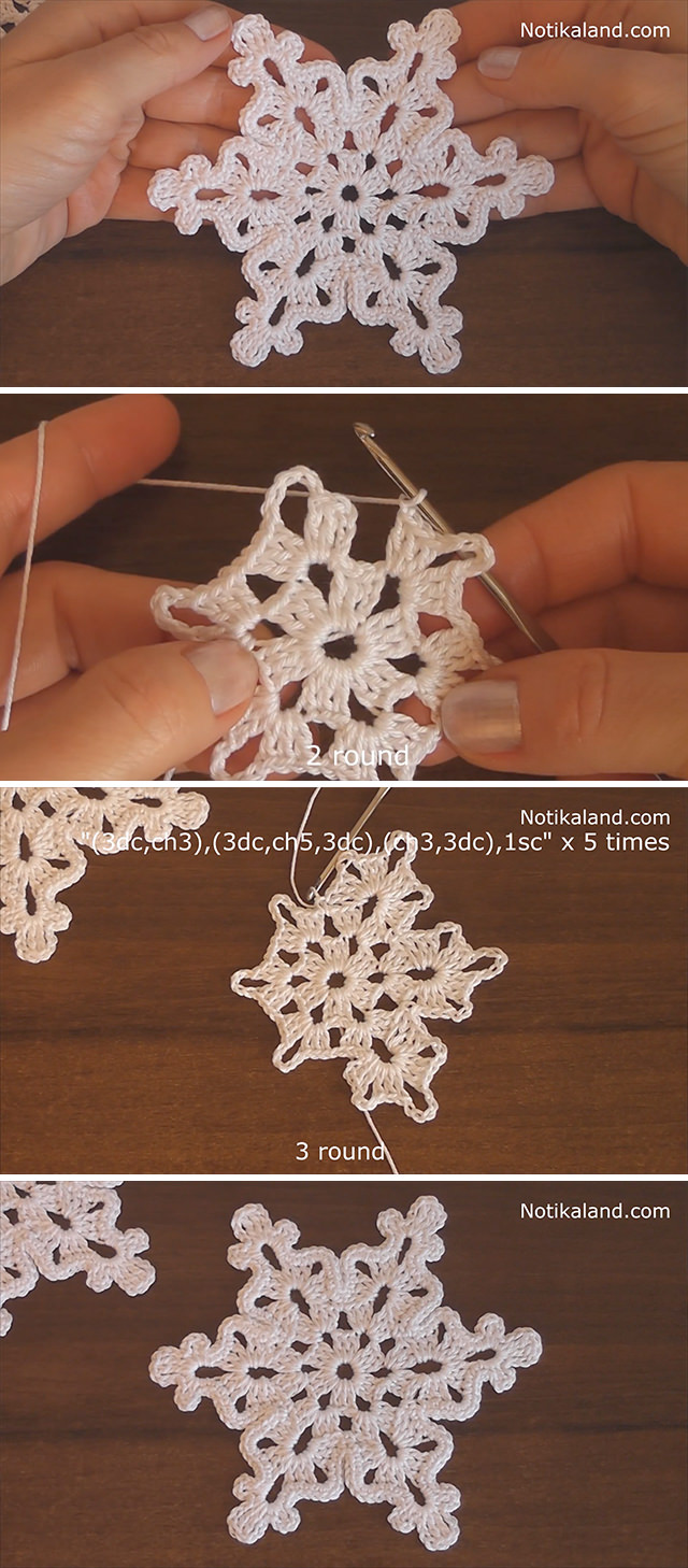 Crochet Snowflake - Learn how to crochet snowflakes, that are creative and decorative for many holiday projects. Making snowflakes are enjoyable for both beginners or experts.