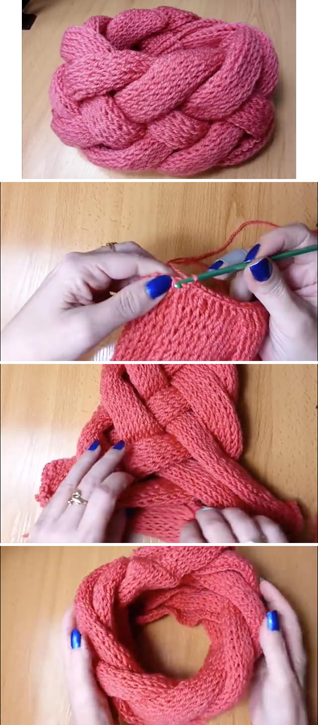 Round Scarf - This video tutorial covers how to make a cute crochet round scarf for this winter season. Keep reading for materials you'll need to make this lovely scarf.