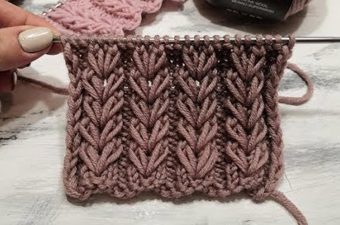 Easy Knitting Stitch To Make Voluminous Patterns