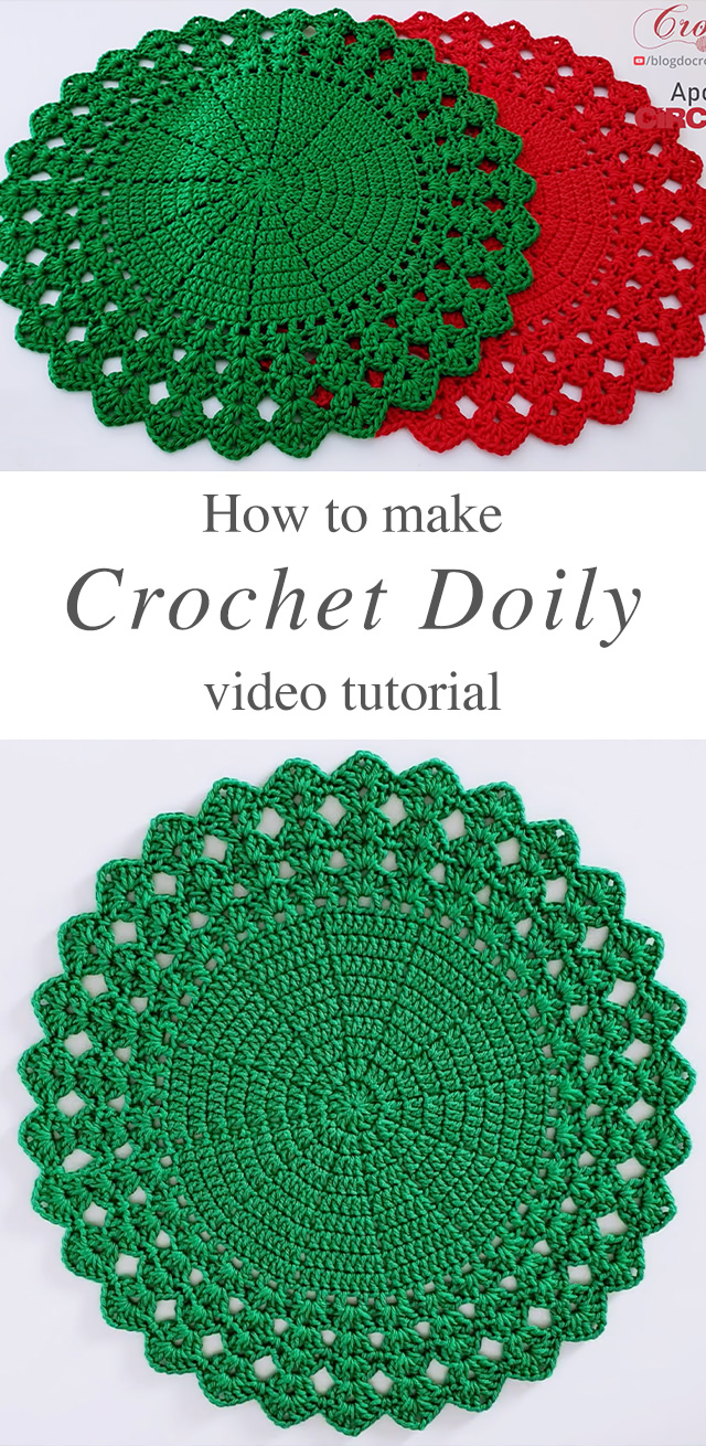 Crochet Sousplat Doily - Learn how to make the beautiful crochet sousplat doily for holidays and celebrations. This gorgeous dolly looks very elegant in your household.