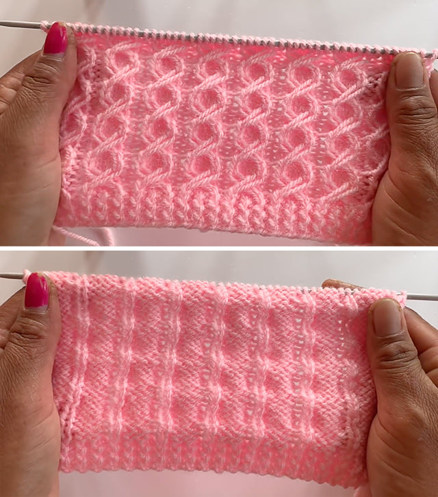 Easy Knit Pattern Sided - Learn how to work this gorgeous easy knit pattern by watching this tutorial! Keep reading for tips on how to master the technique of this tight pattern.