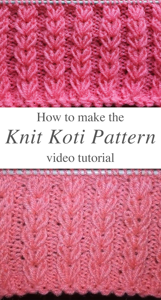 Knitting Koti Pattern - This tutorial will teach you how to make a wonderful sweater, jacket or cardigan using the knitting koti pattern. This pattern is simply beautiful.