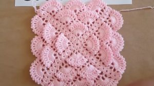 Crochet Pattern Baby Blanket Featured - This tutorial will walk you through a beautiful crochet pattern for baby blanket! This crochet stitch makes the most interesting texture I have encountered!