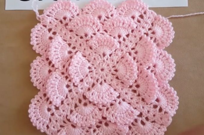 Crochet Pattern Baby Blanket Featured - This tutorial will walk you through a beautiful crochet pattern for baby blanket! This crochet stitch makes the most interesting texture I have encountered!