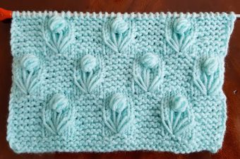 Knitting Flower Stitch You Should Learn