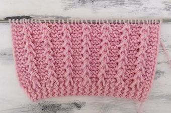Knitting V Stitch For Sweaters And Cardigans