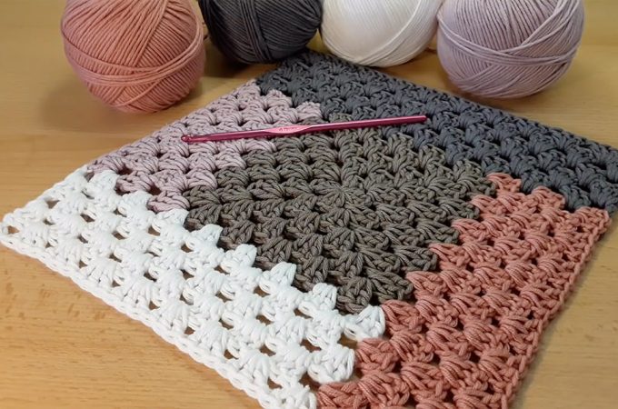 Crochet Granny Blanket Featured - This tutorial will walk you through a beautiful crochet granny pattern blanket! This stitch makes the most unique texture of any pattern I have encountered!