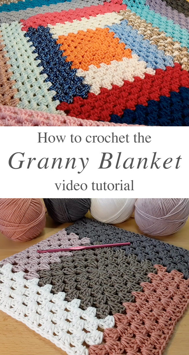 Crochet Granny Blanket - This tutorial will walk you through a beautiful crochet granny blanket pattern! This stitch makes the most unique texture of any pattern I have encountered!