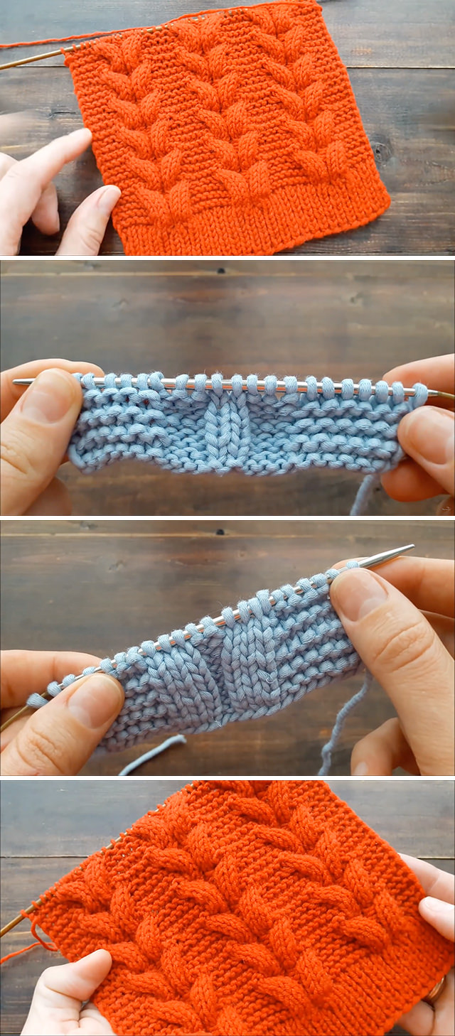 Knitting Braid - Learn how to work this gorgeous knitting braid pattern by watching this tutorial! Keep reading to know how you can use it in your favourite knit projects.