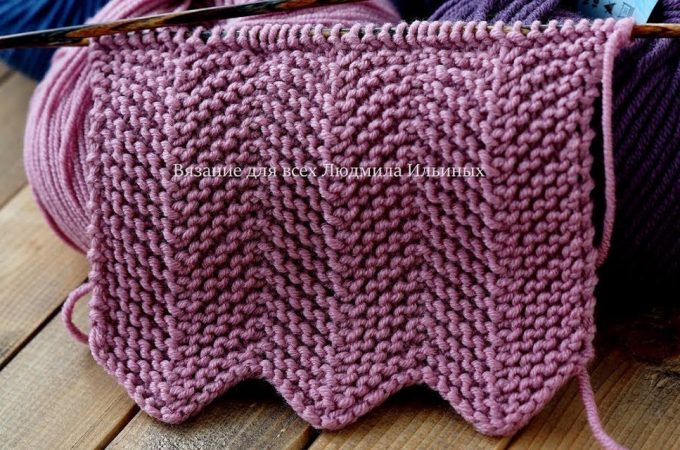 Knit Zig Zag Stitch Featured Image - Watch this free video tutorial with English subtitles to learn how to knit zig zag stitch or chevron pattern. This gorgeous pattern is so useful for many knitting projects.