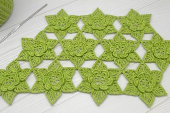 Crochet Joined Flowers Motif You Can Use Anywhere