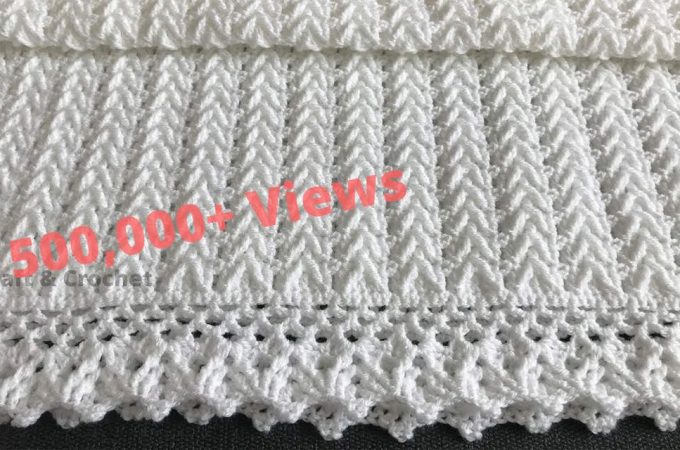 Easy Crochet Baby Blanket Featured - This tutorial in will walk you through an easy crochet baby blanket. It has the most interesting texture of any crochet pattern I have encountered!