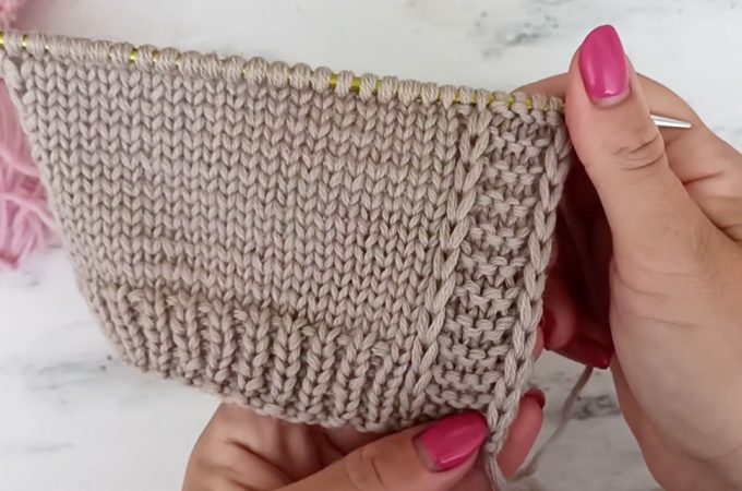 Knitted Border Featured Image - This beautiful knitted border is a popular project because it beautifies knitted projects and accessories. Watch this free video tutorial with English subtitles to learn how to make this border.