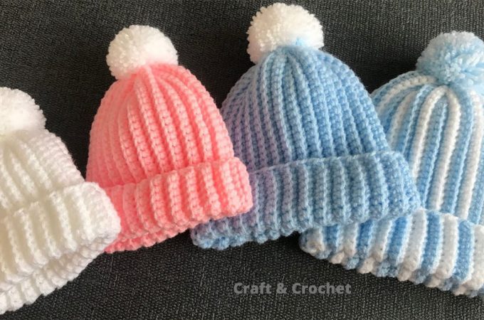 Crochet Beanie Hat Featured - This tutorial covers how to make a beautiful crochet beanie hat. Crocheting beanie hats are so much fun to make and easy for beginners to stitch!